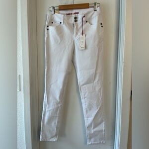 Sabrina Lauren Classic White Ultra Soft Stretch Denim size 8
